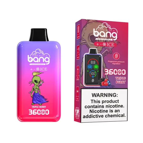 Bang 36000 Puffs Ice Control Disposable Vape TRIPLE BERRY