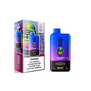 Bang King 50000 Puffs Vape na jedno použití Blueberry Raspberry & Mixed Berry