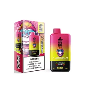 Bang King 50000 Puffs Vape descartável Morango, Manga e Melancia, Pastilha elástica