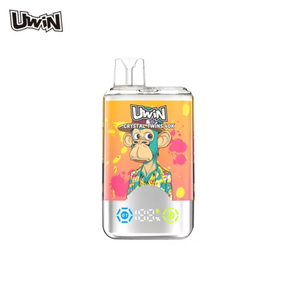 Uwin Crystal Twins 40K Disposable Vape Peach Mango Pineapple Red Bull