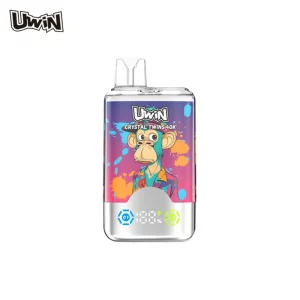 Uwin Crystal Twins 40K Vape usa e getta Fragola Kiwi Uva Ghiaccio