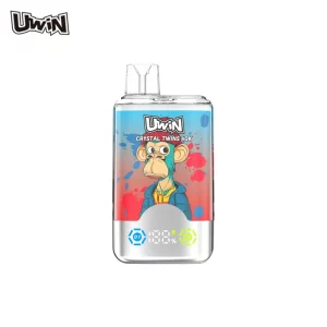 Uwin Crystal Twins 40K Vape jetable Fraise Pastèque Citron Citron Vert